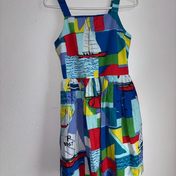 Polo Ralph Lauren Other - Polo Ralph Lauren Sailboat Print Kids Dress NWT